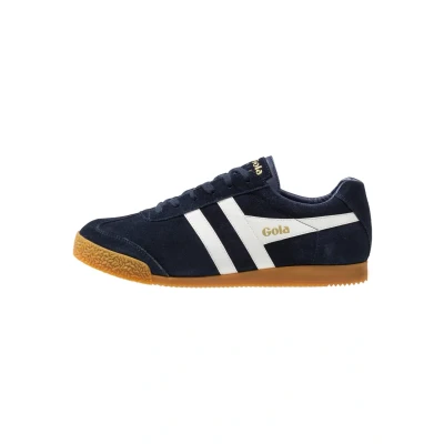 Afbeelding van Gola Harrier Sneakers laag, Heren, Maat: 41, Navy/white Leer en imitatieleer