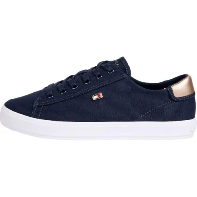 Afbeelding van Tommy Hilfiger Sneakers laag, Dames, Maat: 41, Blue Textiel