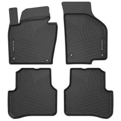 Afbeelding van WALSER 100155 Vloermatset TPE (thermoplastische elastomeer) zwart VOLKSWAGEN: Passat B6 Variant, B7 Saloon, Saloon