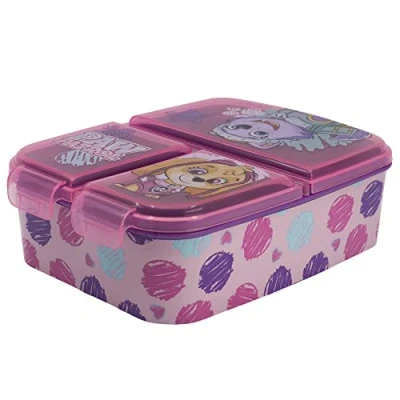Afbeelding van Lunchtrommel met Compartimenten The Paw Patrol Girl Sketch Essence 19,5 x 16,5 6,7 cm Polypropyleen