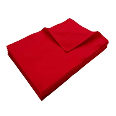 Afbeelding van Jtnohx Kleurvilt, zachte viltvellen, 1,4 mm dik, 20 x 30 cm, knutselvilten voor knutselen en naaien (rood)