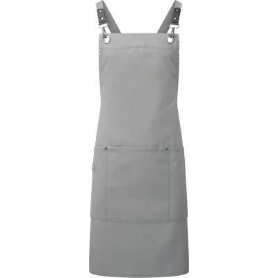 Afbeelding van Premier Schort met gekruiste rugbanden CLIP &#039;N&#039; CLASP PR182 Dark Grey