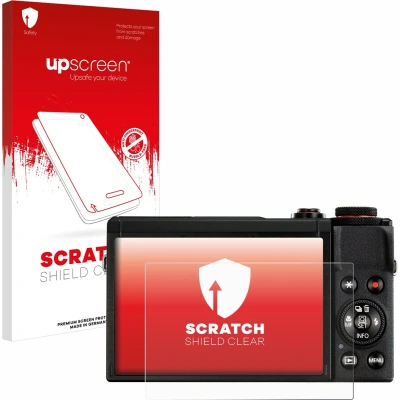 Afbeelding van upscreen Screenprotector voor Canon PowerShot G7 X Mark III Folie Beschermfolie transparant