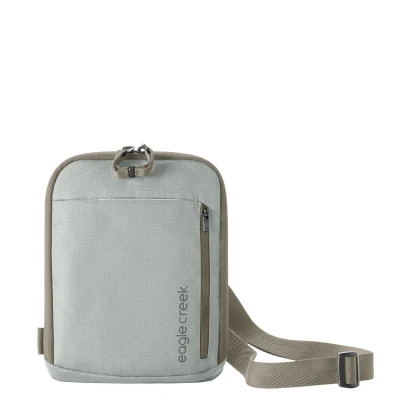 Afbeelding van eagle creek Schoudertas Gordeltas Stash RFID Crossbody Bag Storm Grey Lichtgrijs