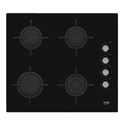 Afbeelding van Beko HILG64120S kookplaat Zwart Ingebouwd 60 cm Gaskookplaat 4 zone(s)