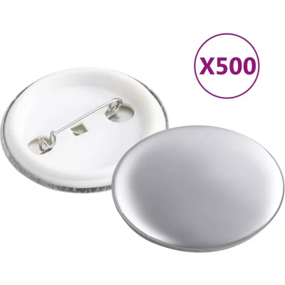 Afbeelding van vidaXL Buttononderdelen 500 st 37 mm