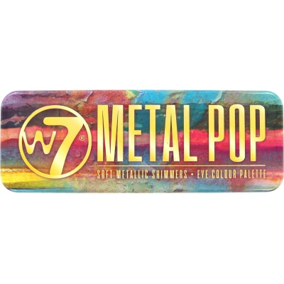 Afbeelding van W7 Metallic Pop Oogschaduw Palette