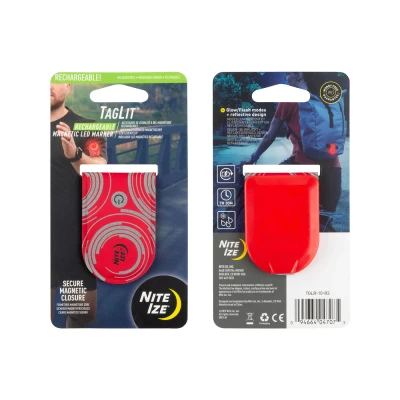 Afbeelding van Nite Ize Reflecterende magnetsiche Led Marker voor op je shirt