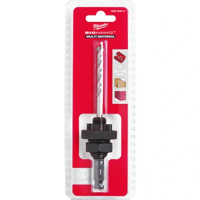 Afbeelding van MILWAUKEE 4932464941 BIG HAWG 7/16&quot; multimaterialenhouder met centreerboor