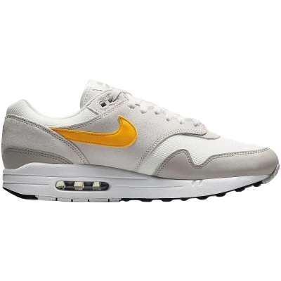 Afbeelding van Nike Sportswear AIR MAX 1 Sneakers laag, Heren, Maat: 45, Summit white/university gold Leer/ synthetisch