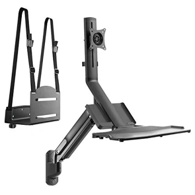 Afbeelding van Wandbeugel voor de monitor 17 32&quot; 9 kg met toetsenbord en CPU houder MC 838