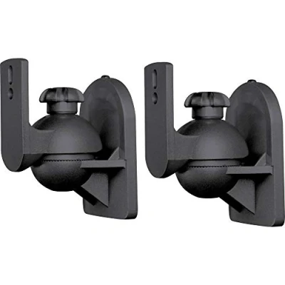 Afbeelding van SpeaKa Professional Luidspreker wandbeugel Kantelbaar en zwenkbaar Afstand tot de muur (max.): 6.4 cm Zwart 1 paar