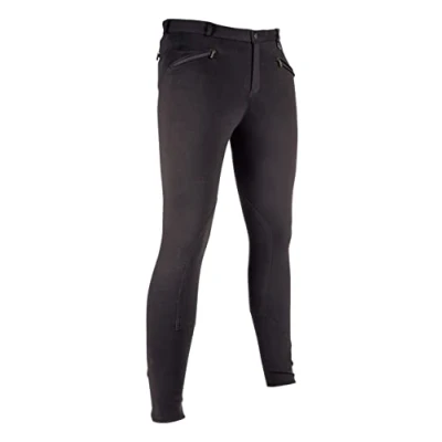 Image de HKM Pantalon d&#039;Équitation Basic Hommes Noir 54