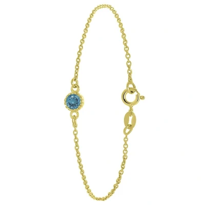 Afbeelding van Lucardi Armband, Dames, Maat: One Size, December blue