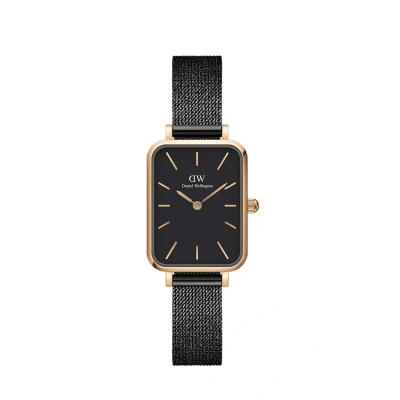 Afbeelding van Daniel Wellington dames Quadro Ashfield horloge DW00100433 in de kleur Roségoud