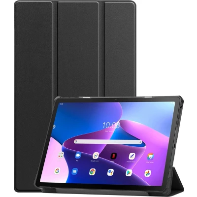 Afbeelding van iMoshion Tablet Hoes Geschikt voor Lenovo Tab M10 Plus (3rd gen) Trifold Bookcase Zwart