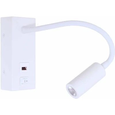 Afbeelding van Artdelight Wandlamp Easy LED USB Wit