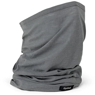 Afbeelding van GripGrab Multifunctional Merino Wol Nekwarmer Wielersport Fiets Loop Sjaal Tube Halswarmer Grijs Unisex Maat One Size