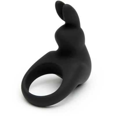 Afbeelding van HAPPY RABBIT RECHARGEABLE COCK RING BLACK