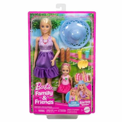 Afbeelding van Barbie Malibu Picknickset met Chelsea Modepop