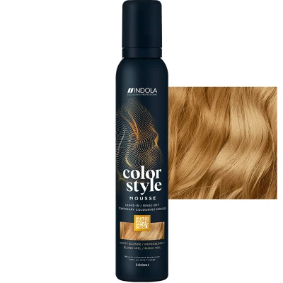 Afbeelding van Indola Color Style Mousse Honey Blonde 200ml Haibu by Kapperskorting.com