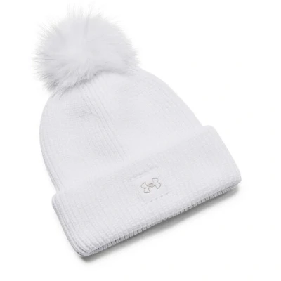 Afbeelding van Under Armour Halftime Ribbed Pom Wit