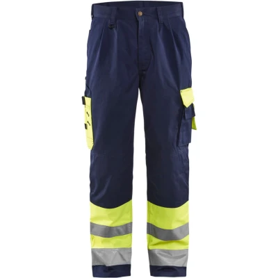 Afbeelding van Blaklader Werkbroek High Vis 1584 1860 Geel/Marineblauw D92