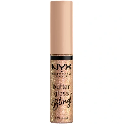 Afbeelding van NYX Professional Makeup Butter Gloss Bling Bring the Niet plakkende Glanzende Lipgloss Goud 8ML