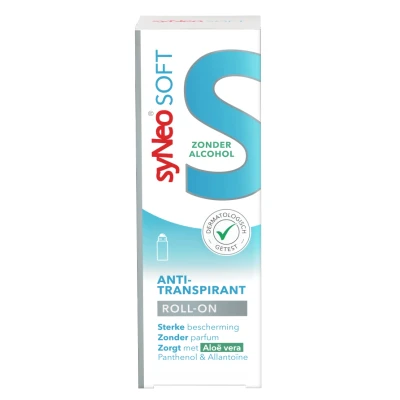 Afbeelding van Syneo 5 Deodorant Anti Transpirant roller 50ml Soft Aloe Vera 0% Alcohol/Halal
