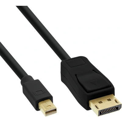 Afbeelding van Mini DisplayPort kabel versie 1.2 (4K 60 Hz) bi directioneel / zwart 5 meter