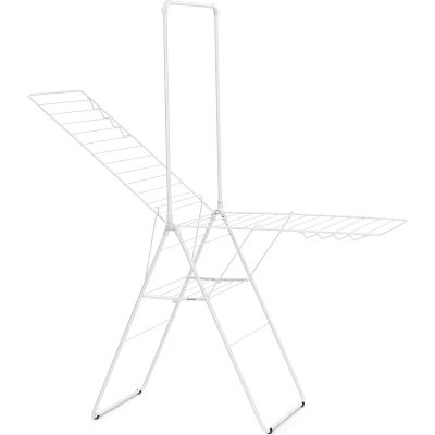 Afbeelding van Brabantia HangOn Droogrek 25m met Stang Inklapbaar Wasrek White