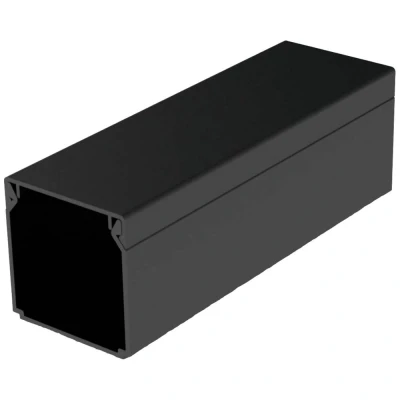 Afbeelding van KOPOS LHD 40X40_FD Kabelgoot Kabelkanaal elektrische installaties (l x b h) 2000 40 mm Zwart 2 m