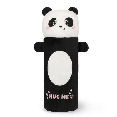 Afbeelding van Legami super Soft etui, Panda thema, pluizig karton met kleurtekening, 100% polyester, zacht etui