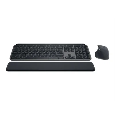 Afbeelding van Logitech MX Keys S Combo: Master 3S, &amp; Palm Rest Grafiet, Duits QWERTZ toetsenbord