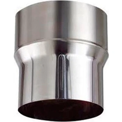 Afbeelding van Nedco Enkelwandig Rvs Verloopstuk 129 mm Uitw. 150