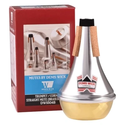 Image de Denis Wick 5504B Sourdine Trompette Ou Cornet Droite fond laiton