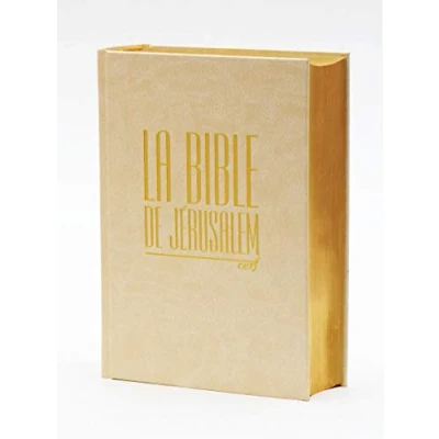 Afbeelding van La Bible de Jérusalem compacte, reliée, blanche dorée