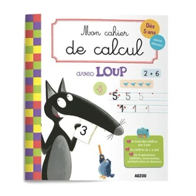 Image de Mon cahier de calcul avec Loup