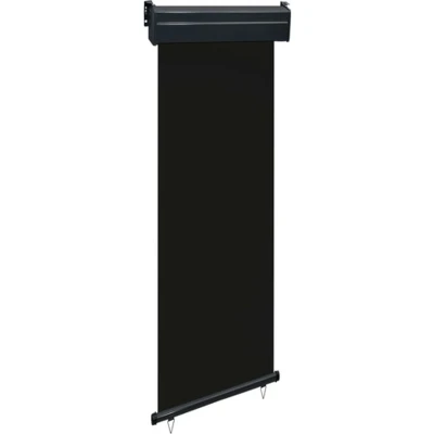 Afbeelding van vidaXL Balkonscherm 65x250 cm zwart