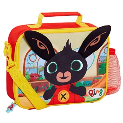Afbeelding van Bing Bunny Geïsoleerde lunchtas met 3D oren voor kinderen, jongens en meisjes, lunchbox afneembare riem, rood, één maat, rugzak
