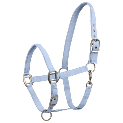 Afbeelding van Waldhausen Perlon Satin Halster Lichtblauw Pony