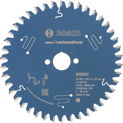 Afbeelding van Bosch Accessories Expert for Laminated Panel 2608644126 Cirkelzaagblad 140 x 20 1.3 mm Aantal tanden: 42 1 stuk(s)