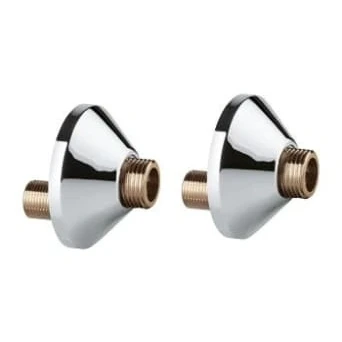 Afbeelding van Grohe set s koppelingen met roset 1/2&quot; x3/4&quot; Chroom