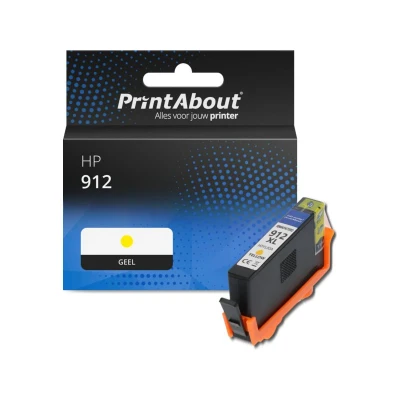 Afbeelding van Huismerk HP 3YL79AE (912) Inktcartridge Geel