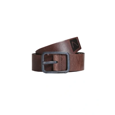 Afbeelding van CHASIN&#039; Riem Heren Geno 100% Leer Broekriemen Donkerbruin