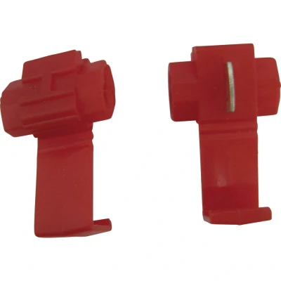 Afbeelding van TRU COMPONENTS Snelklemverbinder Flexibel: 0.5 0.75 mm² Massief: Aantal polen: 2 Rood 5 stuk(s)