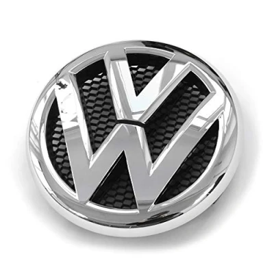 Afbeelding van Volkswagen 2H0853601AULM embleem voor grille, verchroomd, zwart