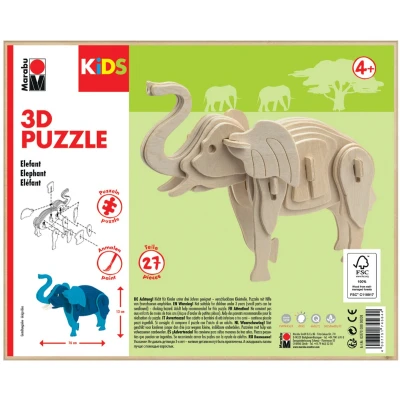 Afbeelding van Marabu 0317000000024 puzzel 3D 24 stuk(s)