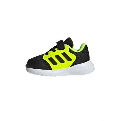 Afbeelding van adidas Performance Tensaur Hardloopschoenen voor op de weg kinderen, Maat: 19, core black lucid lemon Textiel/ synthetisch