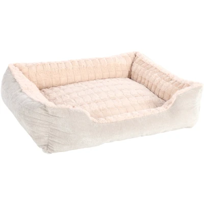 Afbeelding van Flamingo Verona Mand Honden Rechthoekig Beige 80x67x22cm 1st 190519